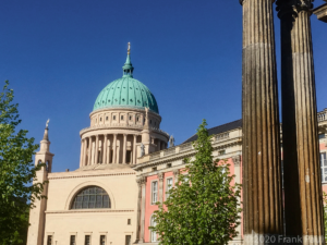 Impressionen aus Potsdam - Ringer-Kolonnaden, Stadtschloss und Nikolaikirche
